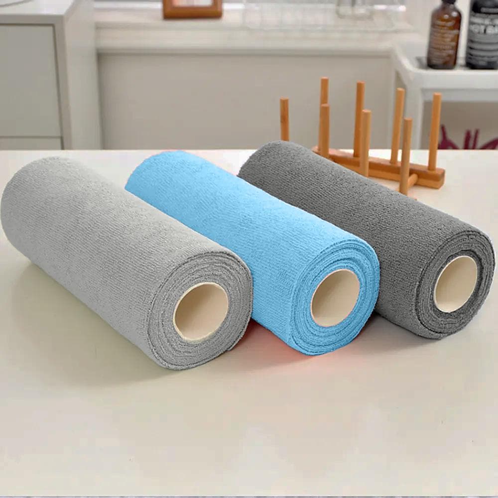 Microfibre cloth rolls